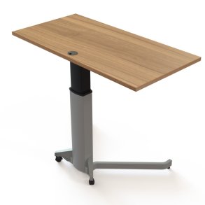 ConSet H�ve S�nkebord 120x60 - 501-19 - Valn�d bordplade - s�lv stel