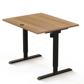 ConSet H�ve S�nkebord 100x80 - 501-20 - Valn�d bordplade - sort stel