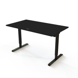 ConSet H�ve S�nkebord 140x80 - 501-20 - Sort bordplade - sort stel
