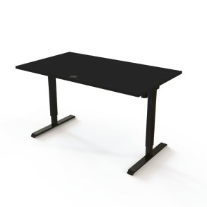 ConSet H�ve S�nkebord 140x80 - 501-20 - Sort bordplade - sort stel