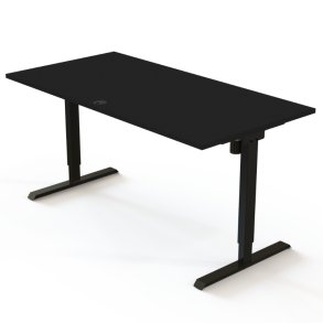 ConSet H�ve S�nkebord 160x80 - 501-20 - Sort bordplade - sort stel