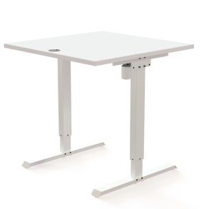 ConSet H�ve S�nkebord 80x80 - 501-20 - Hvid bordplade - hvid stel