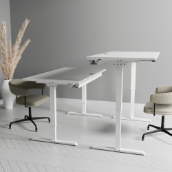 ConSet H�ve S�nkebord 80x80 - 501-20 - Hvid bordplade - hvid stel