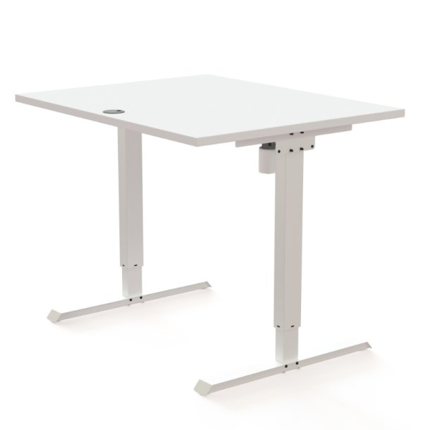 ConSet H�ve S�nkebord 100x80 - 501-20 - Hvid bordplade - hvid stel