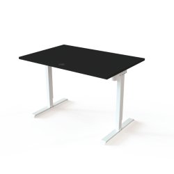 ConSet H�ve S�nkebord 120x80 - 501-20 - Sort bordplade - hvid stel