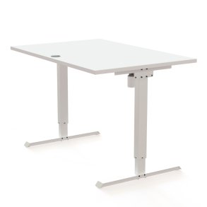 ConSet H�ve S�nkebord 120x80 - 501-20 - Hvid bordplade - hvid stel
