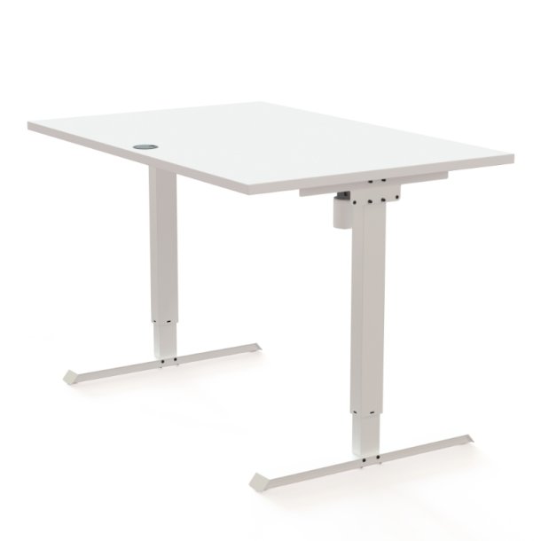 ConSet H�ve S�nkebord 120x80 - 501-20 - Hvid bordplade - hvid stel