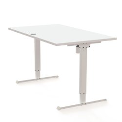 ConSet H�ve S�nkebord 140x80 - 501-20 - Hvid bordplade - hvid stel