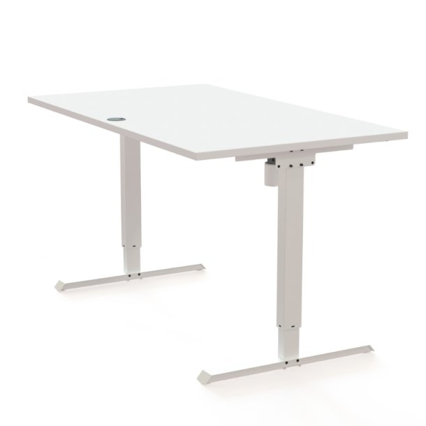 ConSet H�ve S�nkebord 140x80 - 501-20 - Hvid bordplade - hvid stel