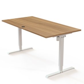 ConSet H�ve S�nkebord 160x80 - 501-20 - Valn�d bordplade - hvid stel