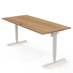 ConSet H�ve S�nkebord 180x80 - 501-20 - Valn�d bordplade - hvid stel