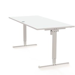 ConSet H�ve S�nkebord 180x80 - 501-20 - Hvid bordplade - hvid stel