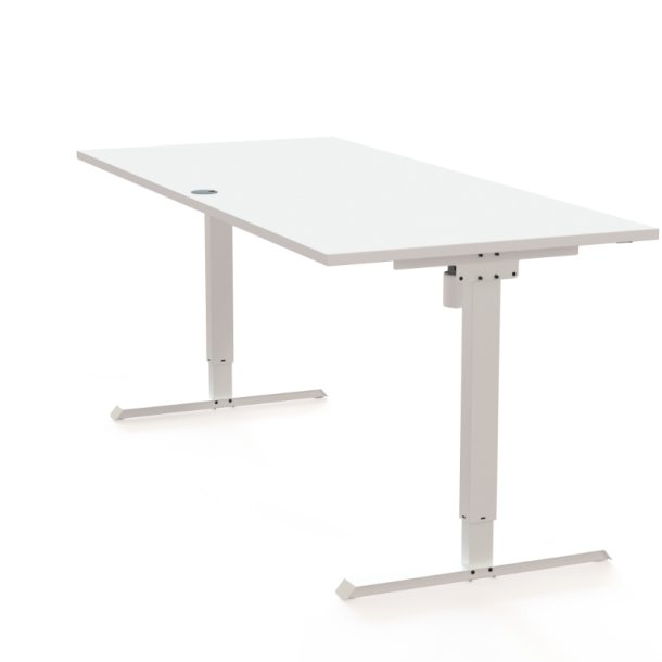 ConSet H�ve S�nkebord 180x80 - 501-20 - Hvid bordplade - hvid stel