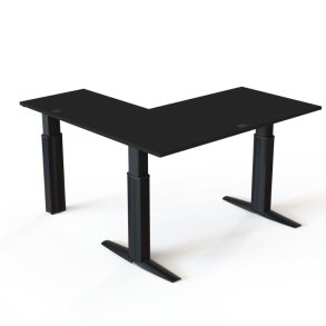 ConSet H�ve S�nkebord 160x160 - 501-23 - Sort bordplade - sort stel