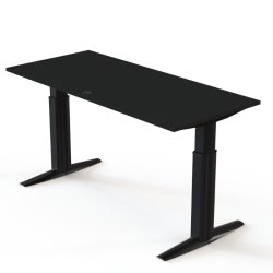 ConSet H�ve S�nkebord 180x80 - 501-23 - Sort bordplade - sort stel