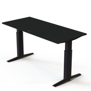 ConSet H�ve S�nkebord 180x80 - 501-23 - Sort bordplade - sort stel