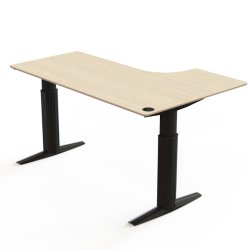 ConSet H�ve S�nkebord 180x120 - 501-23 - Ahorn bordplade - sort stel
