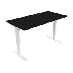 ConSet Hve Snkebord 160x80 - 501-33 - sort bordplade - hvidt stel