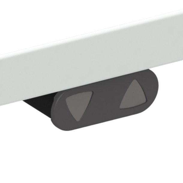 ConSet Hve Snkebord 80x80 - 501-33 - hvid bordplade - Sort stel