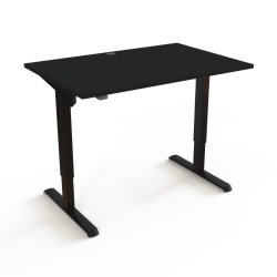 ConSet H�ve S�nkebord 120x80 - 501-33 - Sort bordplade - sort stel