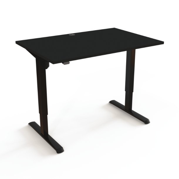 ConSet H�ve S�nkebord 120x80 - 501-33 - Sort bordplade - sort stel