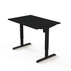 ConSet H�ve S�nkebord 120x80 - 501-33 - Sort bordplade - sort stel
