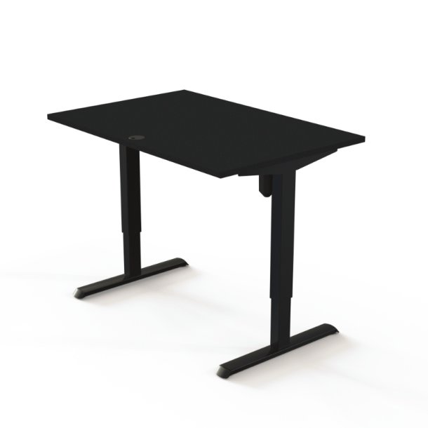 ConSet H�ve S�nkebord 120x80 - 501-33 - Sort bordplade - sort stel
