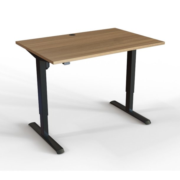 ConSet Hve Snkebord 120x80 - 501-33 - Nd bordplade - Sort stel