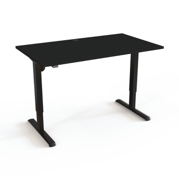 ConSet H�ve S�nkebord 140x80 - 501-33 - Sort bordplade - sort stel