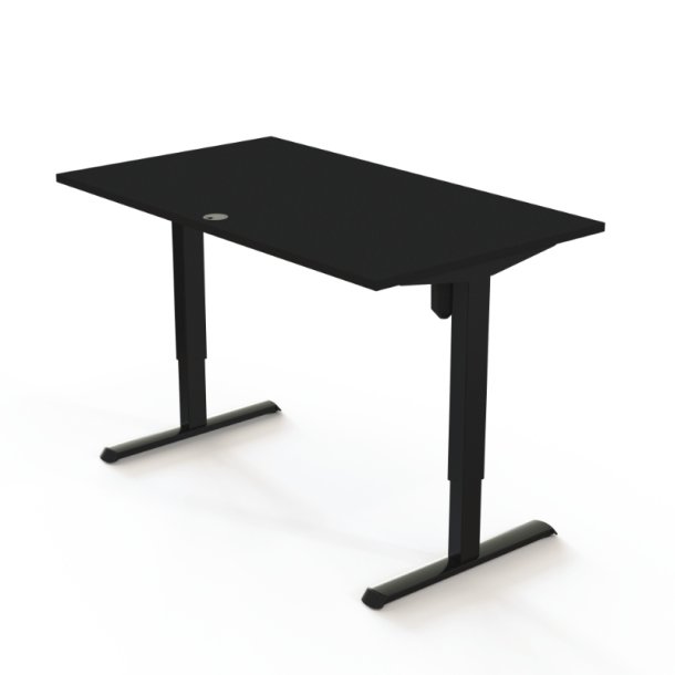 ConSet H�ve S�nkebord 140x80 - 501-33 - Sort bordplade - sort stel