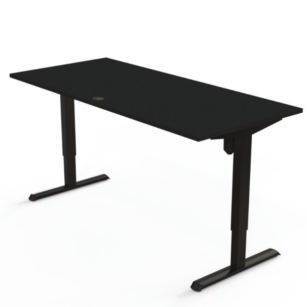 ConSet H�ve S�nkebord 180x80 - 501-33 - Sort bordplade - sort stel
