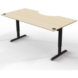 ConSet Hve Snkebord 200x100 - 501-33 - ahorn bordplade - sort stel