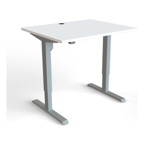 ConSet Hve Snkebord 100x80 - 501-33 - hvid bordplade - grt stel