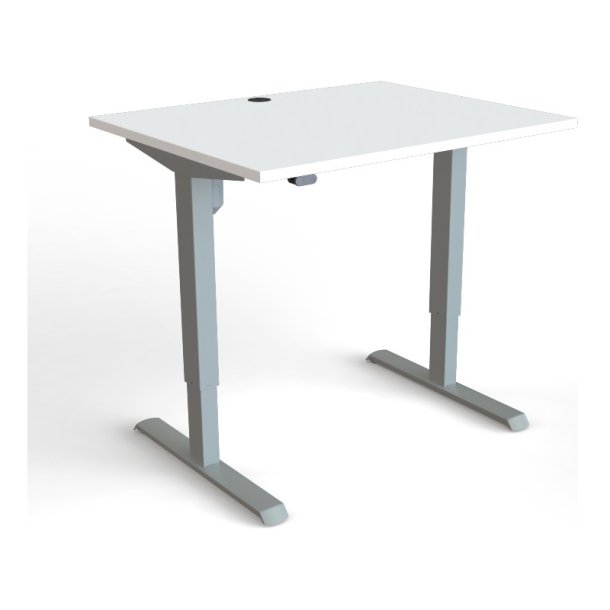 ConSet Hve Snkebord 100x80 - 501-33 - hvid bordplade - grt stel