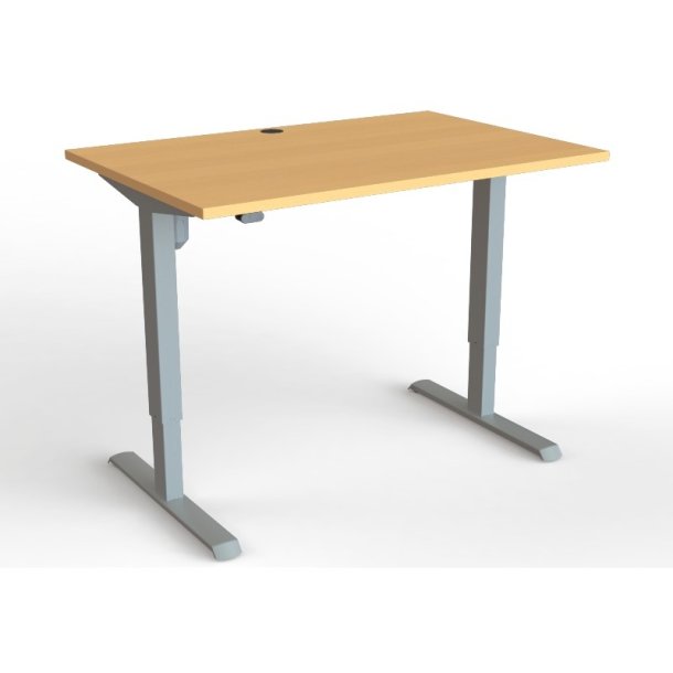 ConSet Hve Snkebord 120x80 - 501-33 - Bg bordplade - grt stel