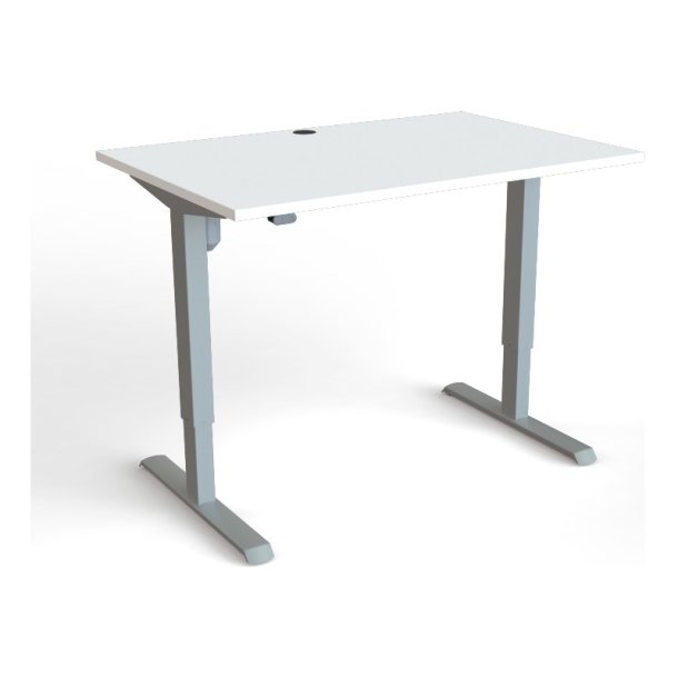 ConSet Hve Snkebord 120x80 - 501-33 - hvid bordplade - grt stel