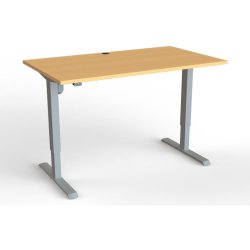 ConSet Hve Snkebord 140x80 - 501-33 - Bg bordplade - grt stel