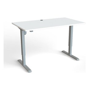 ConSet Hve Snkebord 140x80 - 501-33 - hvid bordplade - grt stel