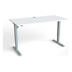 ConSet Hve Snkebord 160x80 - 501-33 - hvid bordplade - grt stel