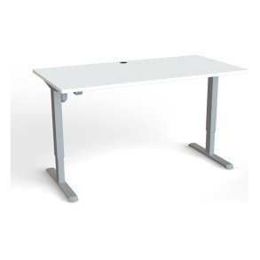 ConSet Hve Snkebord 160x80 - 501-33 - hvid bordplade - grt stel