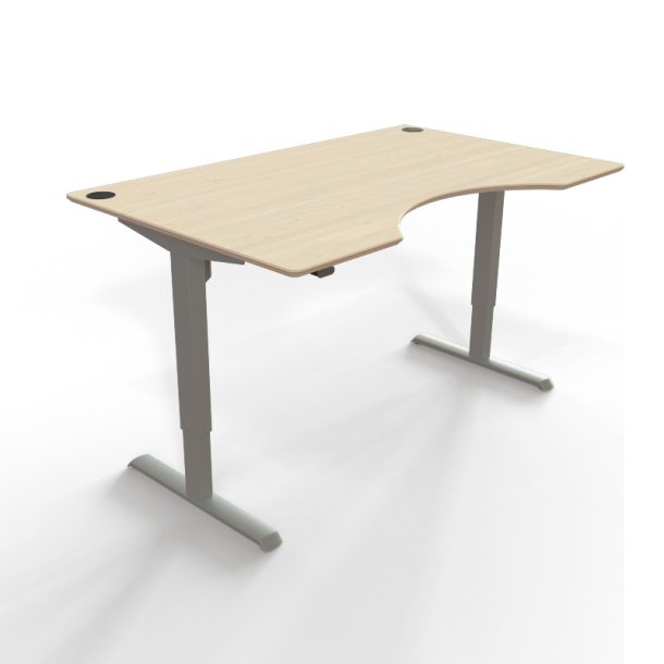 ConSet Hve Snkebord 160x100 - 501-33 - ahorn bordplade - grt stel