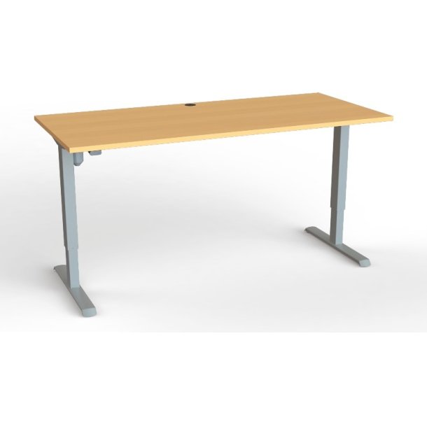 ConSet Hve Snkebord 180x80 - 501-33 - Bg bordplade - grt stel