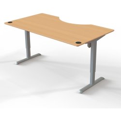 ConSet Hve Snkebord 180x100 - 501-33 - Bg bordplade - grt stel