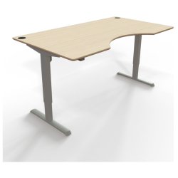 ConSet Hve Snkebord 180x100 - 501-33 - ahorn bordplade - grt stel