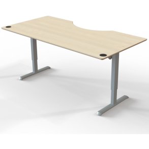 ConSet Hve Snkebord 200x100 - 501-33 - ahorn bordplade - grt stel