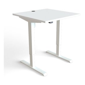 ConSet Hve Snkebord 80x80 - 501-33 - hvid bordplade - hvidt stel