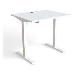 ConSet Hve Snkebord 100x80 - 501-33 - hvid bordplade - hvidt stel