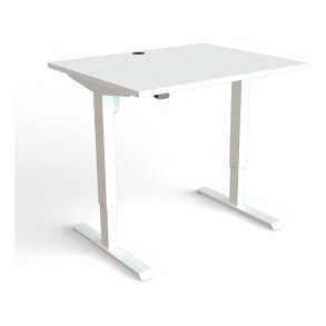 ConSet Hve Snkebord 100x80 - 501-33 - hvid bordplade - hvidt stel