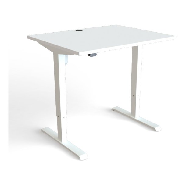 ConSet Hve Snkebord 100x80 - 501-33 - hvid bordplade - hvidt stel