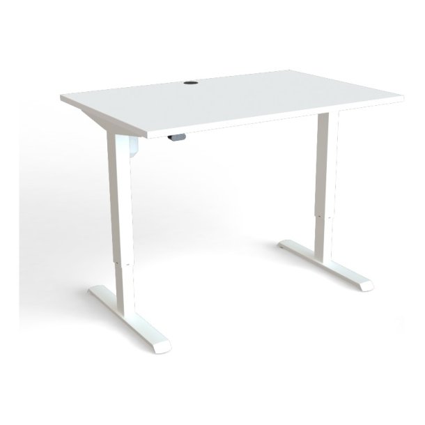 ConSet Hve Snkebord 120x80 - 501-33 - hvid bordplade - hvidt stel